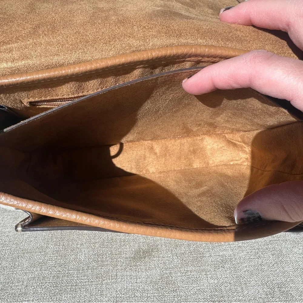 COACH Lucy Canvas and Leather Crossbody #CA622 - Picture 7 of 8